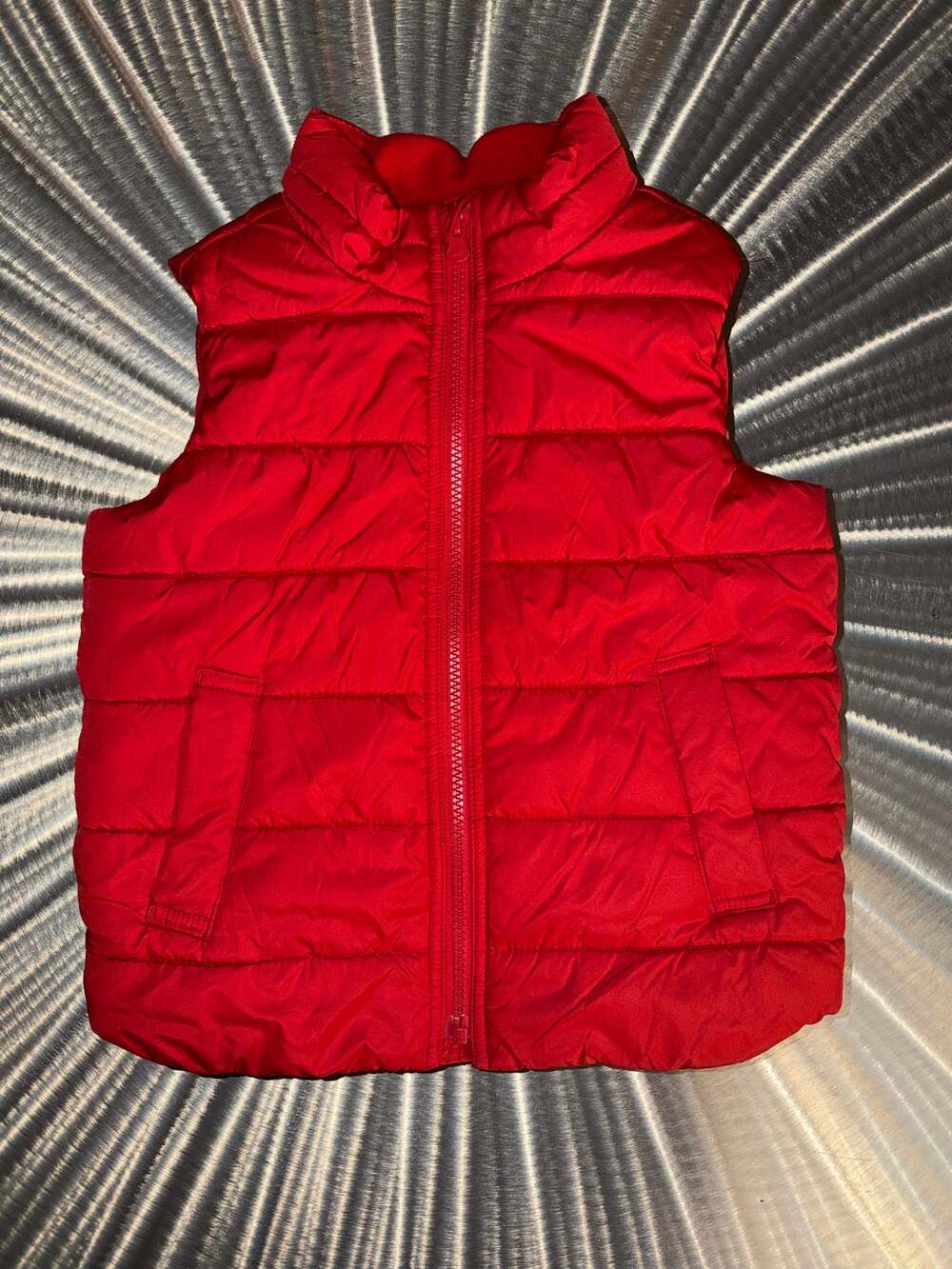 Baby Gap Red Puffer Vest w/ Warm Lining - Size: 5